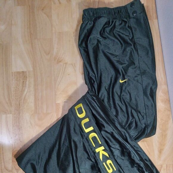 Vintage Nike Oregon Ducks Dazzle Shimmer Sweatpants Joggers Trainers - Picture 1 of 8
